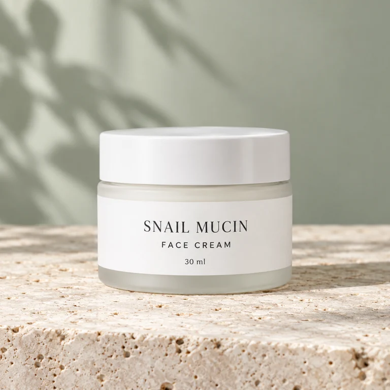 Snail Mucin Face Cream — illustrative plain packaging