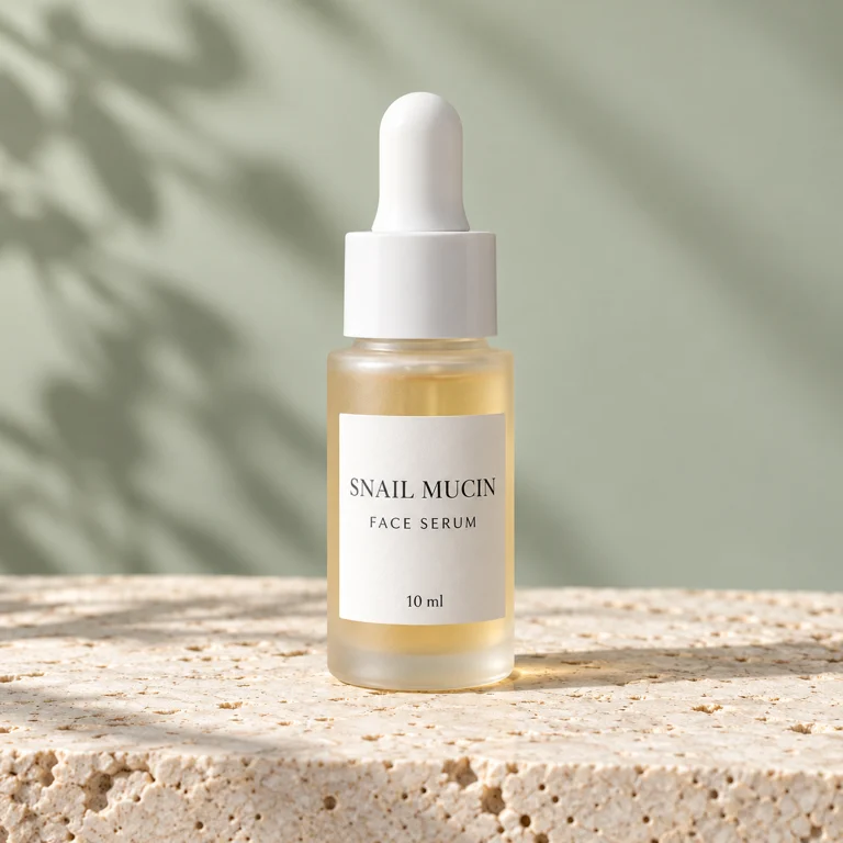 Snail Mucin Face Serum — illustrative plain packaging